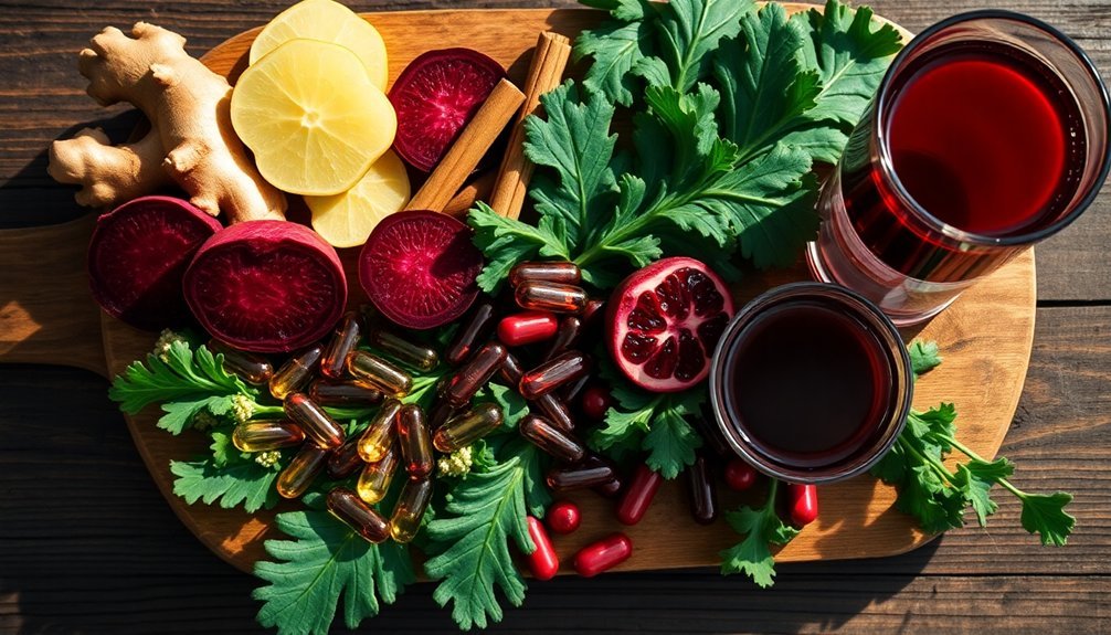 herbs and nutrients enhance circulation