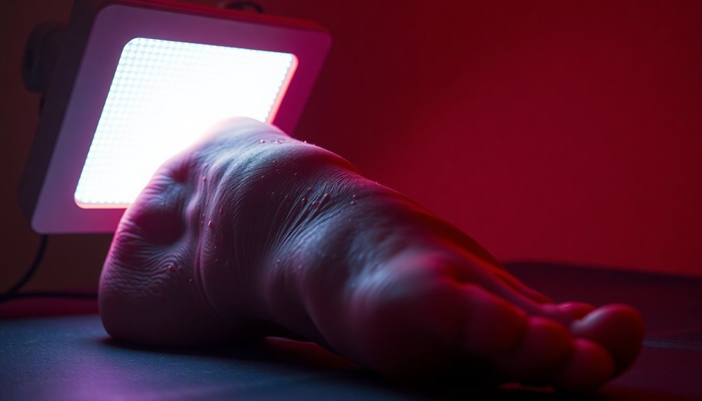 light therapy eases pain