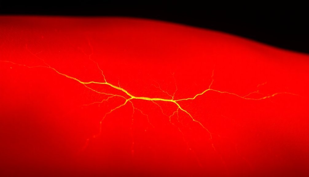 near infrared and red light