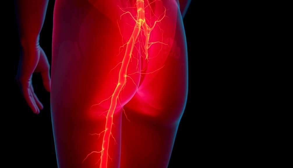 nerve compression and irritation