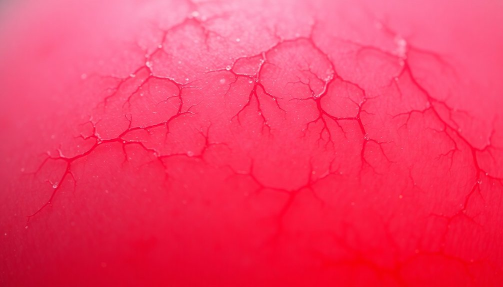 red light induces vasodilation