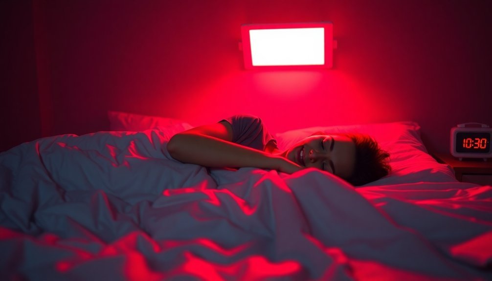 red light promotes melatonin