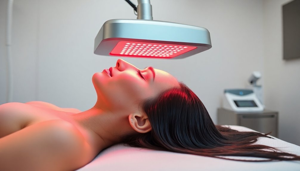 red light stimulates follicles