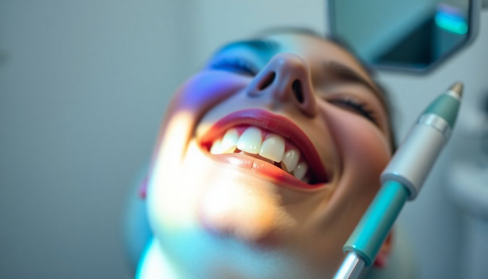 gum healing effective wavelengths