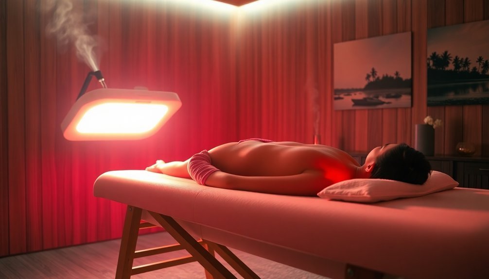 infrared light treatment uses