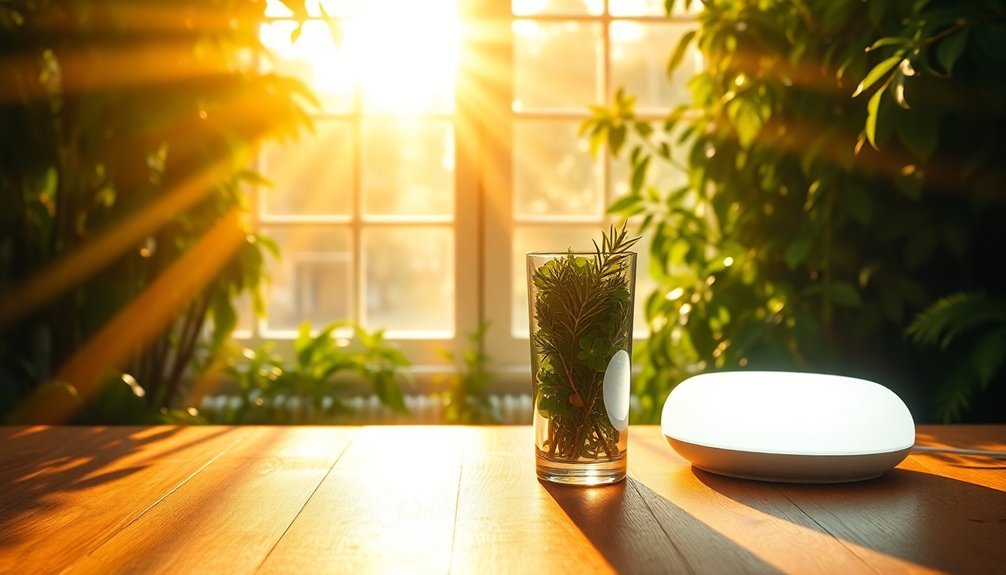 light therapy and supplements