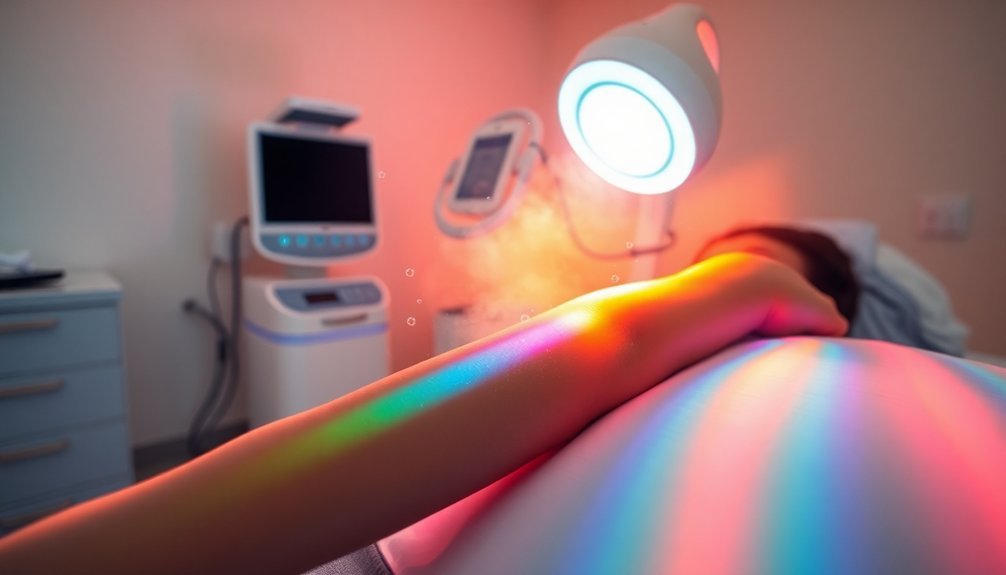 phototherapy reduces arterial buildup