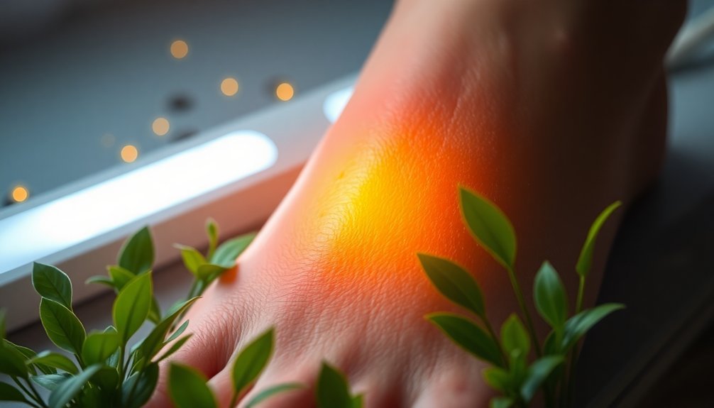 select appropriate light frequency